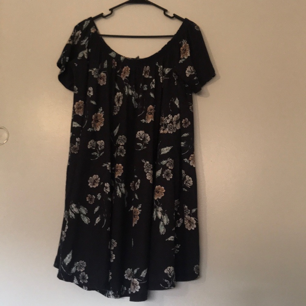 Off the shoulder floral dress